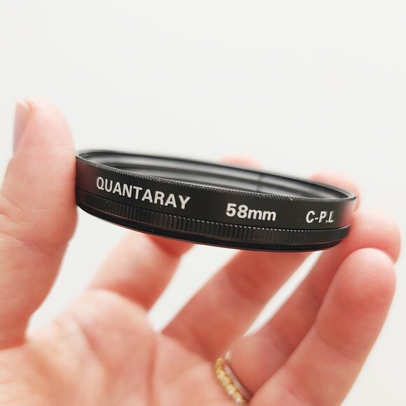 CANON Filter 58mm UV Protector Quantaray C-P.L. Lens Filter for SLR Lenses - Picture 3 of 9